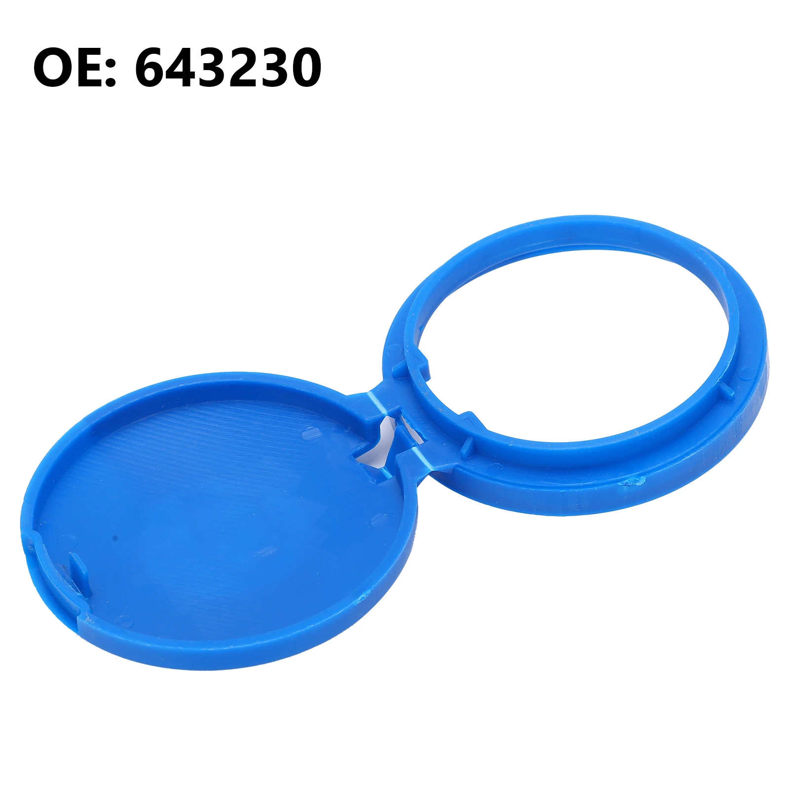 Car Windshield Washer Fluid Reservoir Cap Cover 643230 Replacement for Citroen C4 2004‑2015