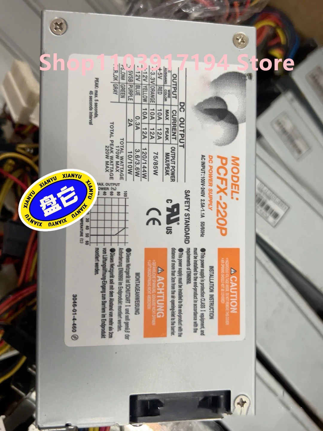 FOR  Nipron PCFX-220P Industrial computer power supply   PCFX-220P-X2S2 220W