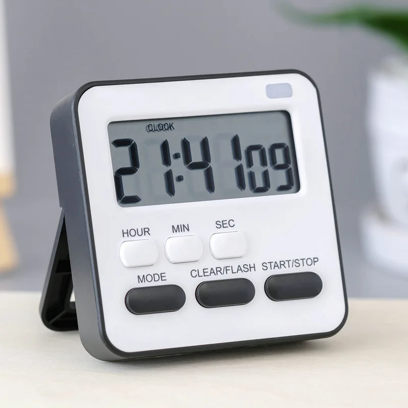 With Flashing Light Timer Cooking Kitchen  Sport Study Game  Magnetic Countdown Alarm Clock  Tools