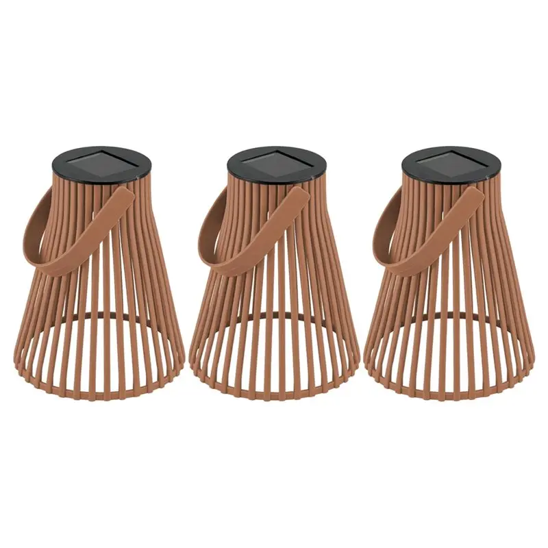 Y51A-Solar Garden Lantern Automatic Switch-On, Decorative Outdoor Post Light With Scenic Effects, IP44 Waterproof Orange