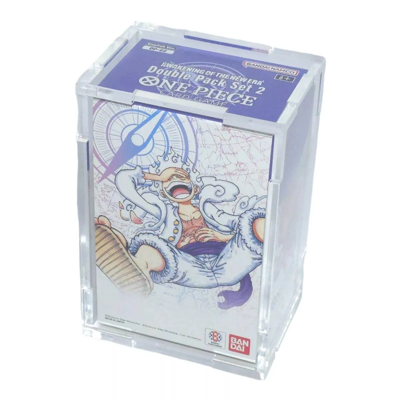 Estuche de exposición de acrílico transparente de 4mm, Protector de caja de colector de tarjetas para caja de refuerzo japonesa de una pieza, OP-01/02/03/04