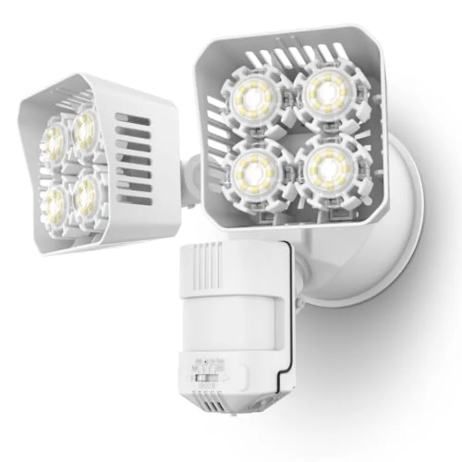 

36W 3600LM Motion Sensor Outdoor Lights, 50, 000 Hrs Lifespan LED Flood Light Outdoor Motion Sensor, 350W Equiv 5000K Dusk to D