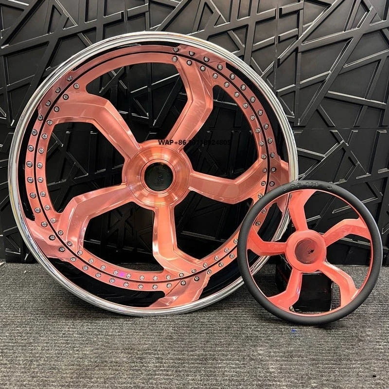 3-piece 5X112 5X120mm Wheels Rims Deep Dish Forged Wheels for GT63 750 850 X5 X6 X7 A8 GT GTC CT6 Passenger Car Wheels Tires