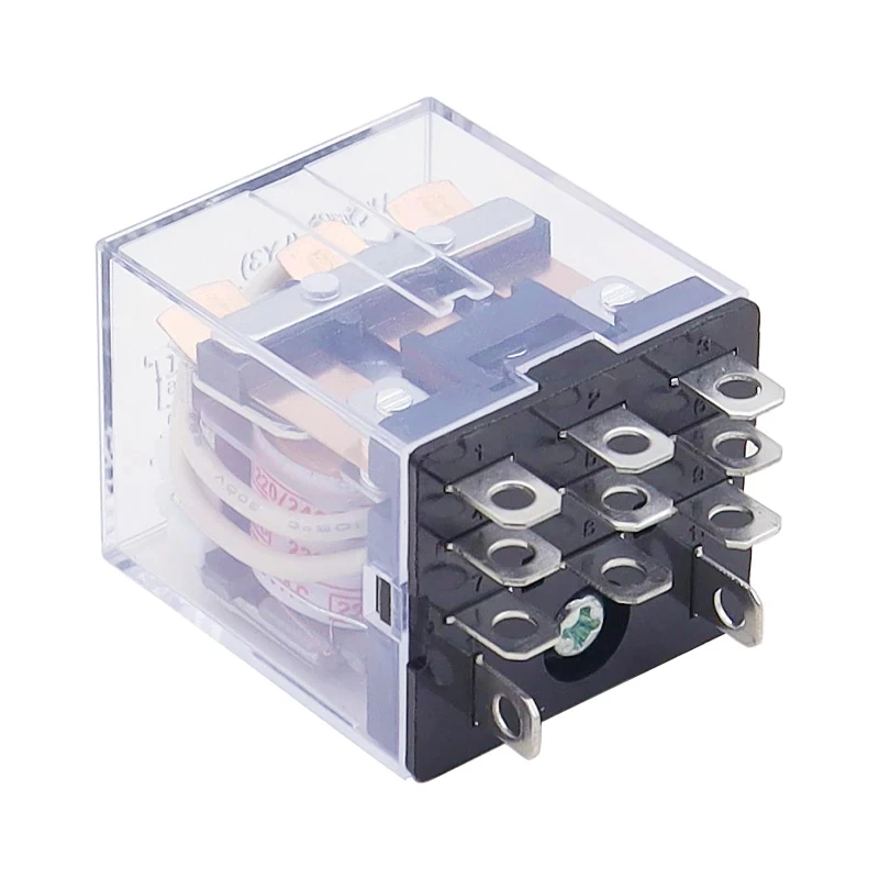 1 PCS HH63P LY3 LY3NJ JQX-13F relay 220v 24v 12v 12 volt AC/DC 10A 11PIN silver contact Electromagnetic coil Micro Mini Relay