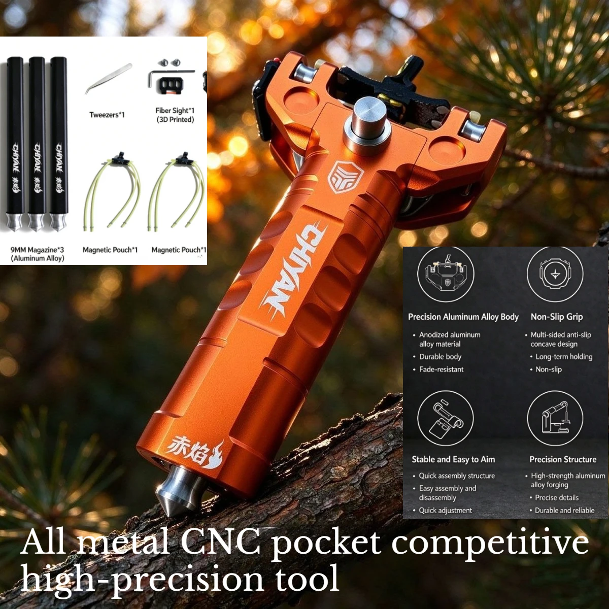 New Automatic Loading CNC Aluminum Alloy Sports and Leisure Outdoor Competition High-precision Hunting Tool