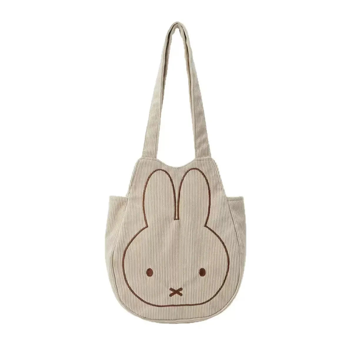 Kawaii Miffy Niedliche Wickeltasche Schultertasche Große Kapazität Bedruckte Handtasche Aufbewahrungstasche Mädchen Geschenk Spielzeug S