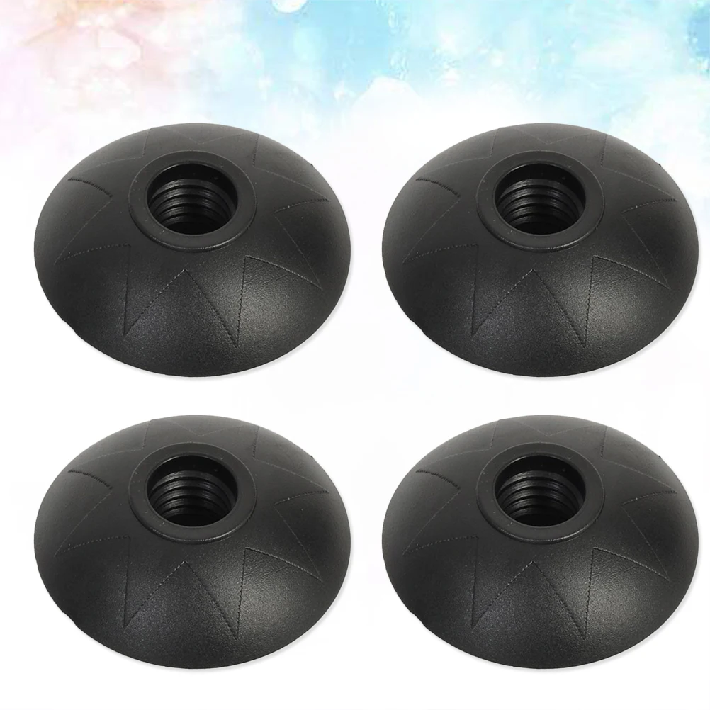 

4pcs Mud Tips Replacement For Hiking Poles Durable Anti-Slip Walking Crutch Tips Stick Pole Cover Trekking Accessories