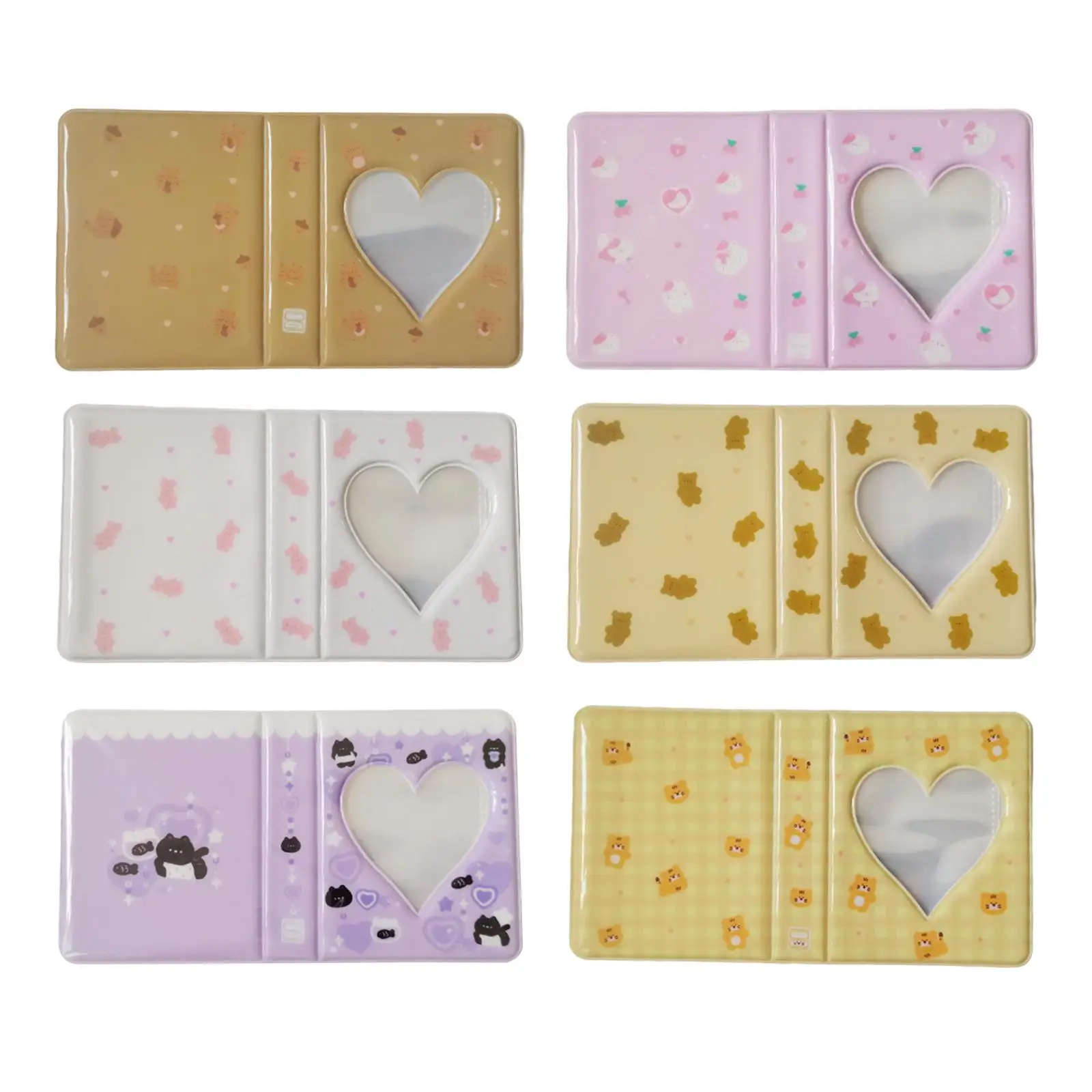 Cartoon Photocard Cards Binder Book Portable Mini Scrapbook 36 Pockets for Photo Collection and Gift Giving