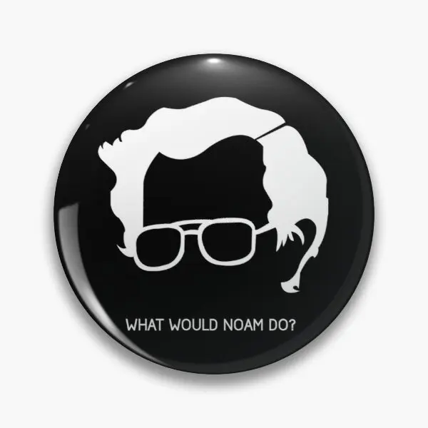 Noam Chomsky Classic  Soft Button Pin Fashion Collar Women Funny Brooch Creative Decor Cute Gift Jewelry Cartoon Lapel Pin Hat