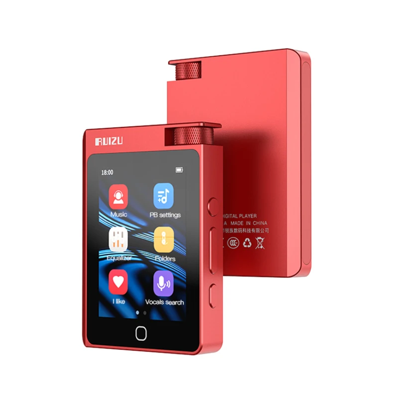 RUIZU A68 High quality HiFi lossless music MP3 player Bluetooth 5.0 DSD256 decoding Hi Res portable sports walkman  Equalization