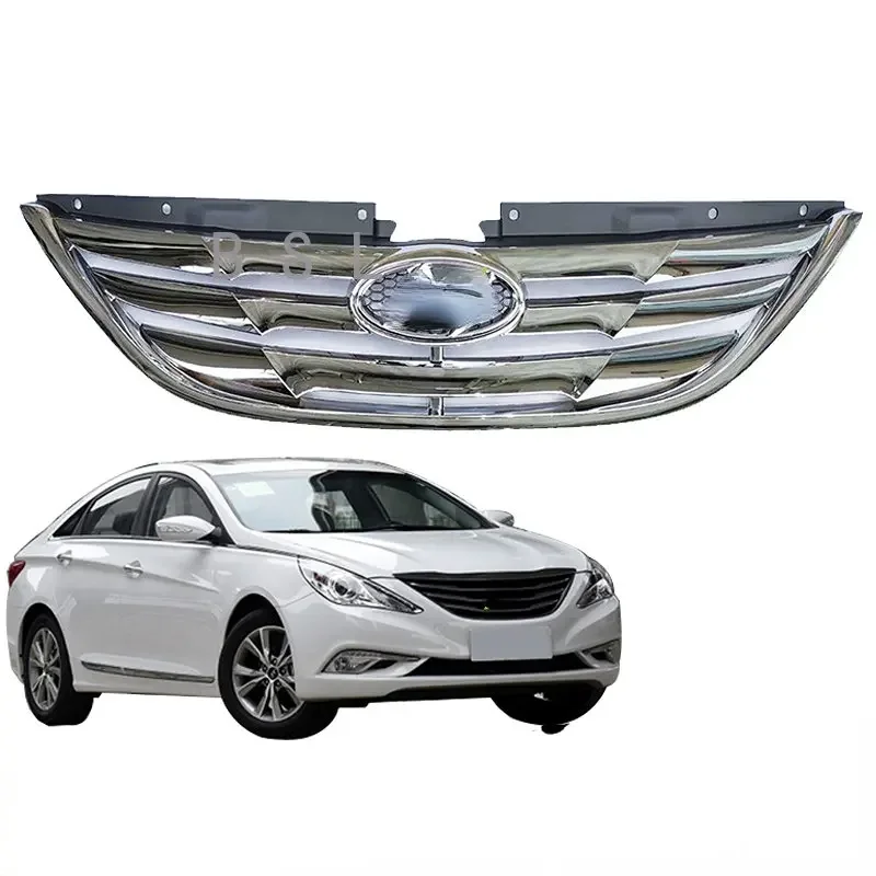 Car Mesh Grill Front Bumper Grille For Hyundai Sonata 8th Generation 2011 2012 2013 2014 2015