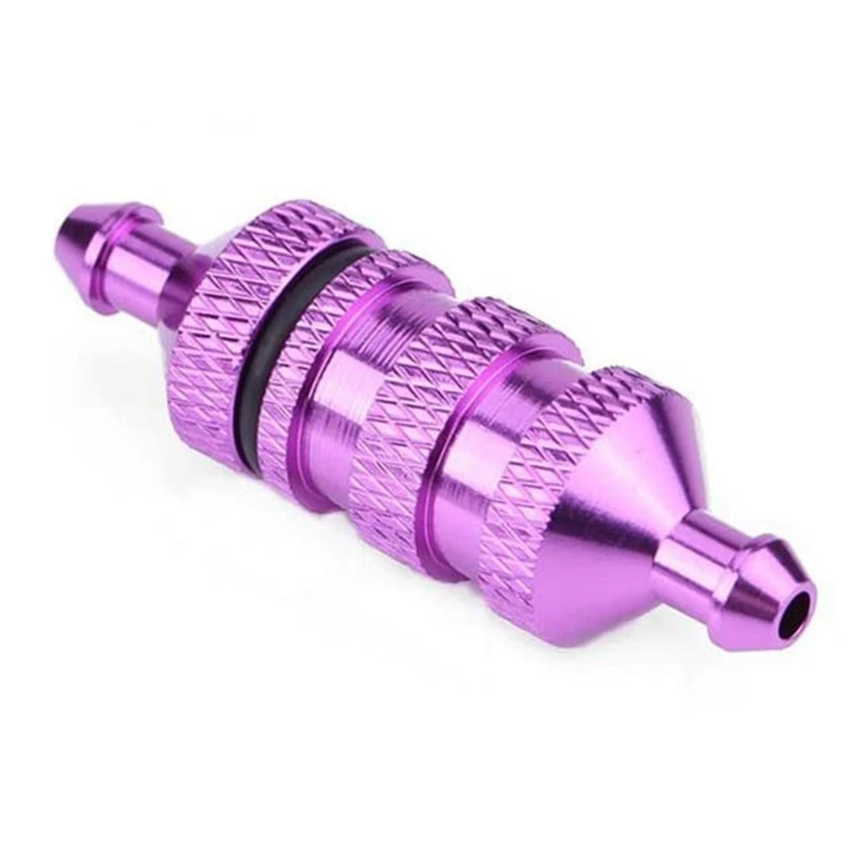 Air Filter Sponge Open Alloy Aluminum 04104 With 1/8 1/10 RC Model Car Spare Parts Fuel Filter Nitro Purple