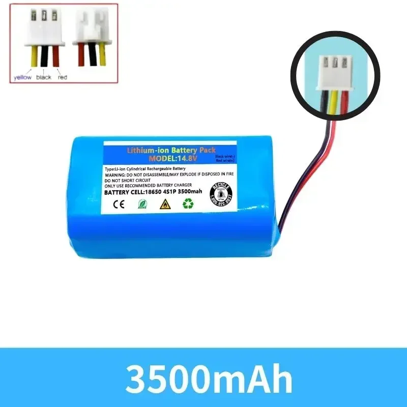 14.8V 3000mAh for Liectroux C30B E30B for Proscenic 800T 830P 820P 820T 820S Vacuum Cleaner Li-ion 14.8V bateria recargable