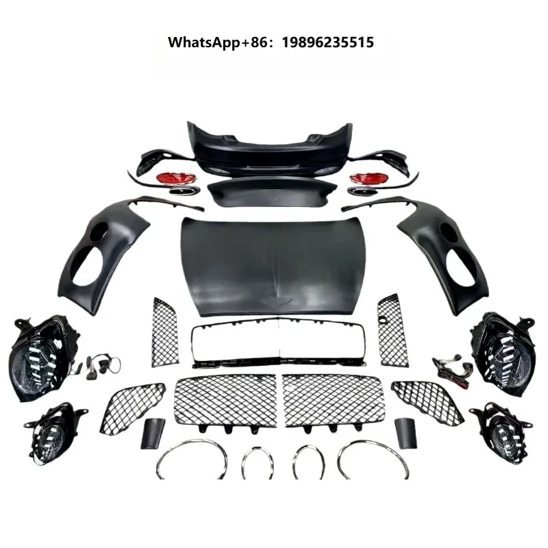 New Screw-On Universal Fitment Bumper Body Kit GT 2005-2017 Cars-Facial Enhancement 2024
