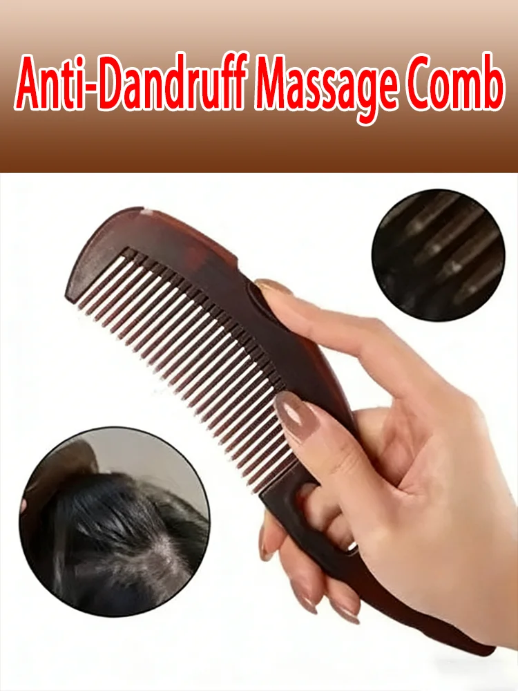 

Массажная расческа делает волосы упругими и предотвращает прилипание к коже головы, избавляя от жирной кожи головы.