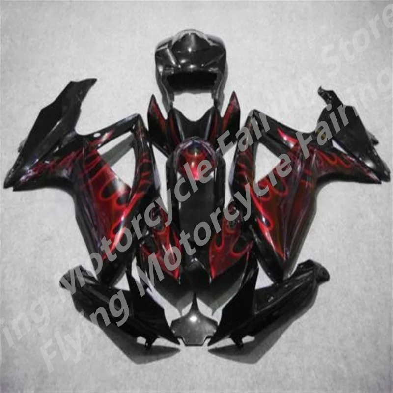 Motorcycle Fairing Kit for G S XR 600 750 2008 2009 2010 G S XR600 G S XR750 K8 K9 Rebuild  Black red