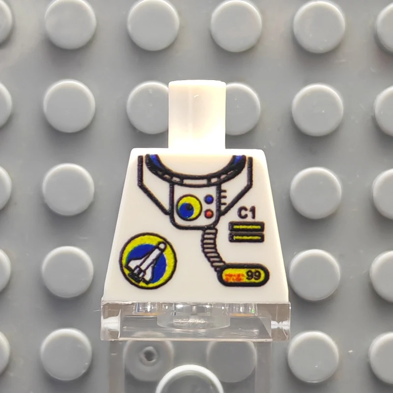 Kury Toys DIY MOC for 973 Set 4#  1PCS Upper Body Printed Building block parts