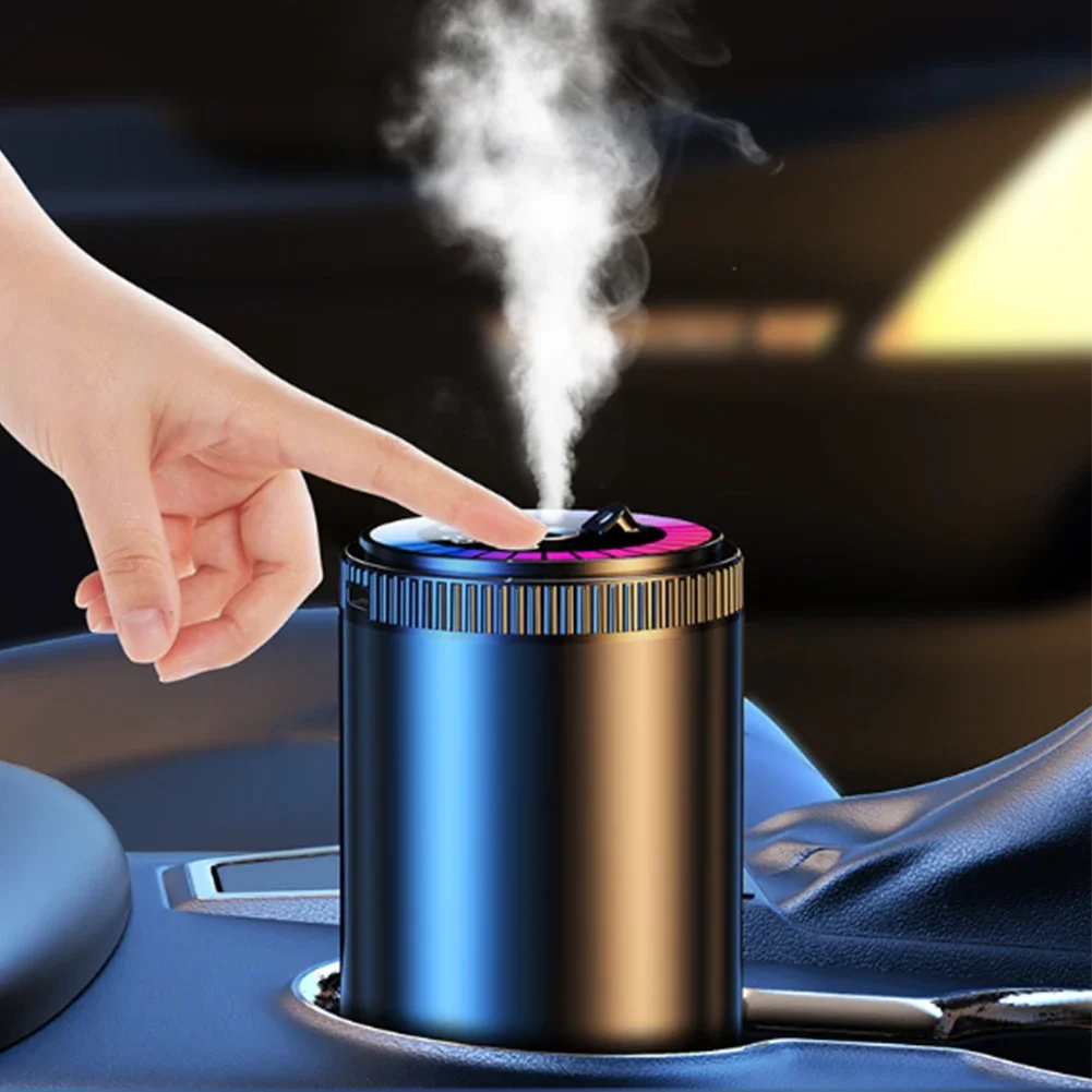 Portable Car Diffuser Adjustable Aroma Diffuser Pick-Up Light Feature Starry Top Design Built-in Rechargeable Battery