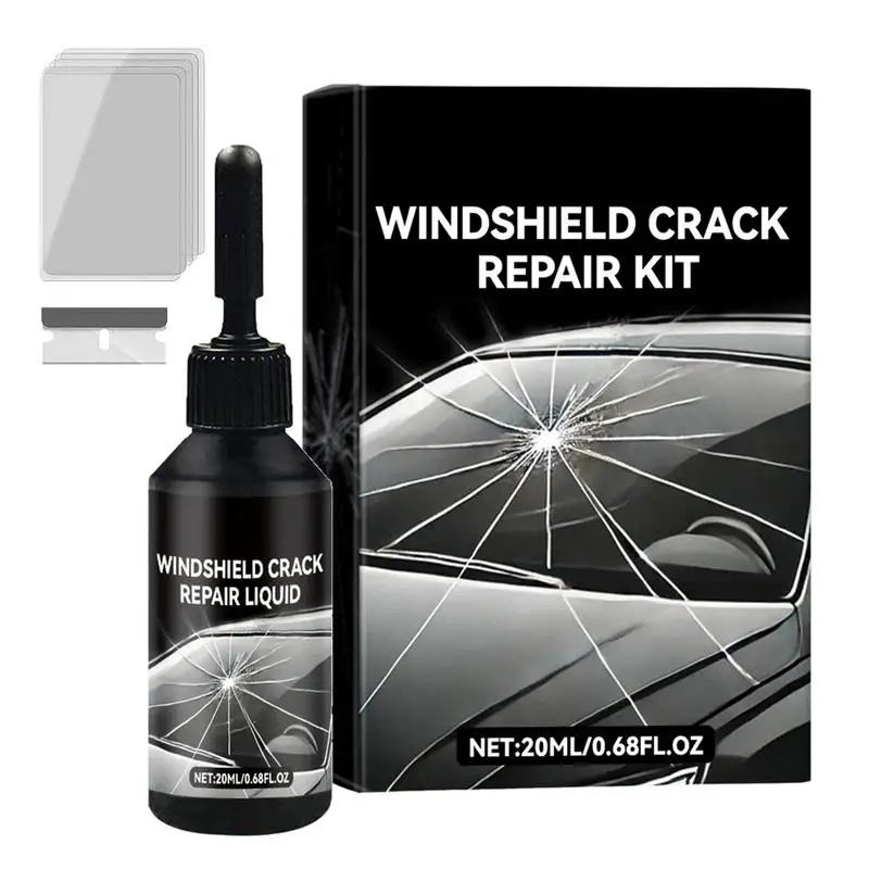 

Car Glass Repair Fluid Windshield Repair Fluid Window Crack Repair Liquid Scratch Repair Kit For SUVs RVs Cars