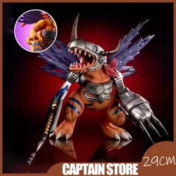 35cm Digimon Mechanical Greymon Puzzle Assembly Model Anime Action Desktop Collection Gifts Assembled Ornament Model Toy Gifts