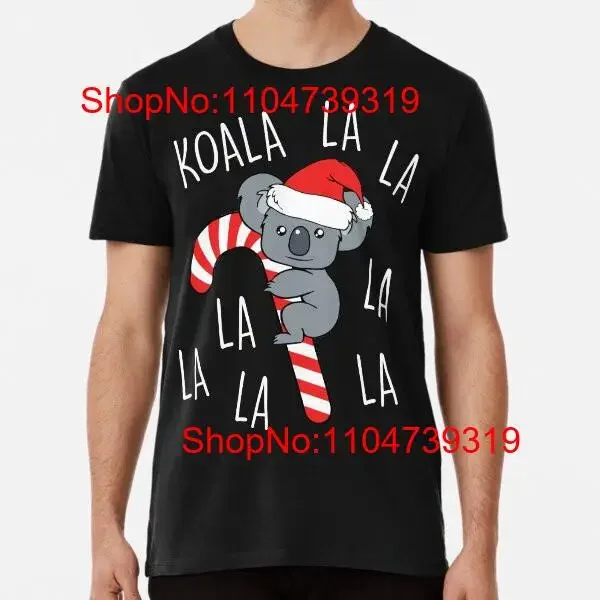 Koala La Candy Cane australiano lindo Austra S a 5XL hecho en AU EE. UU. Camiseta vintage lavada estirada gráfico Casual