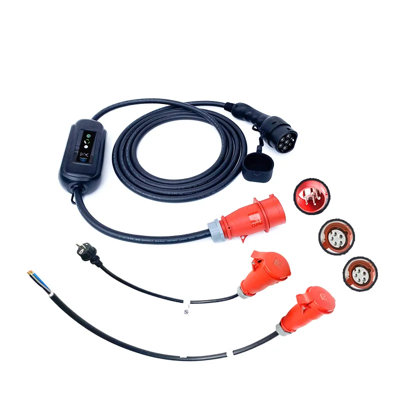 

Кабель для зарядки электромобилей Type B, 6 мА, 430 В, 3 фазы, 6А, 10А, 13А, 16А, 11 кВт, для домашнего использования