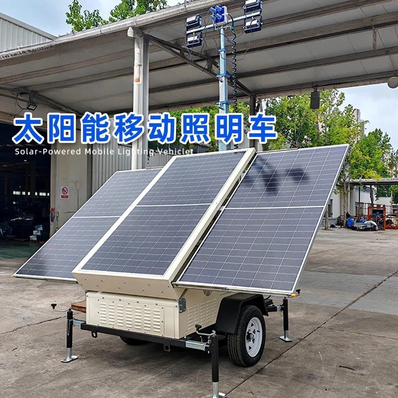 Outdoor solar charging pile project, large-scale photovoltaic shaped lighting vehicle park square
