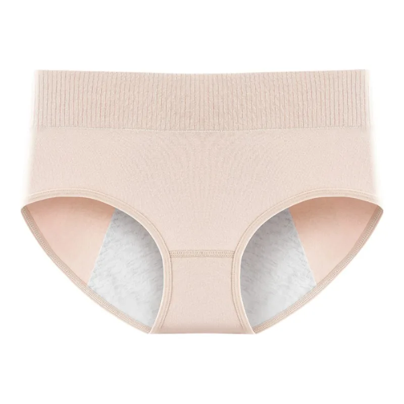 

Women's Panties High-waisted Breathable Cotton Underwear Solid Color Stretch Female Panties Plus Size M~2XL