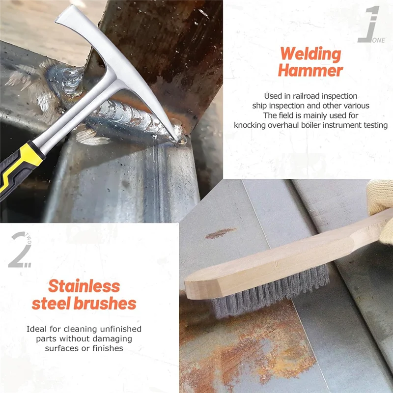 

LJL Steel Weld Hammer Chips - 28 Oz Weld Hammer Chips Weld Hammers, Weld Hammers, Weld Hammers And Wire Brushes