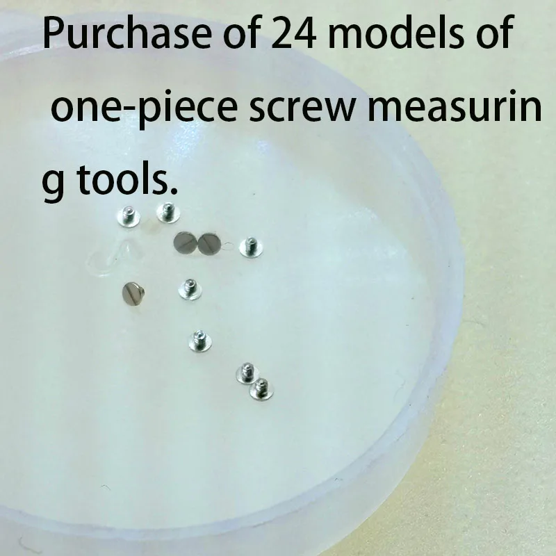 Watch Accessories Movement Screws 24 Types Flat Head Screws 2813/8205 2824/6309/7009/2836 Measurement and Purchase