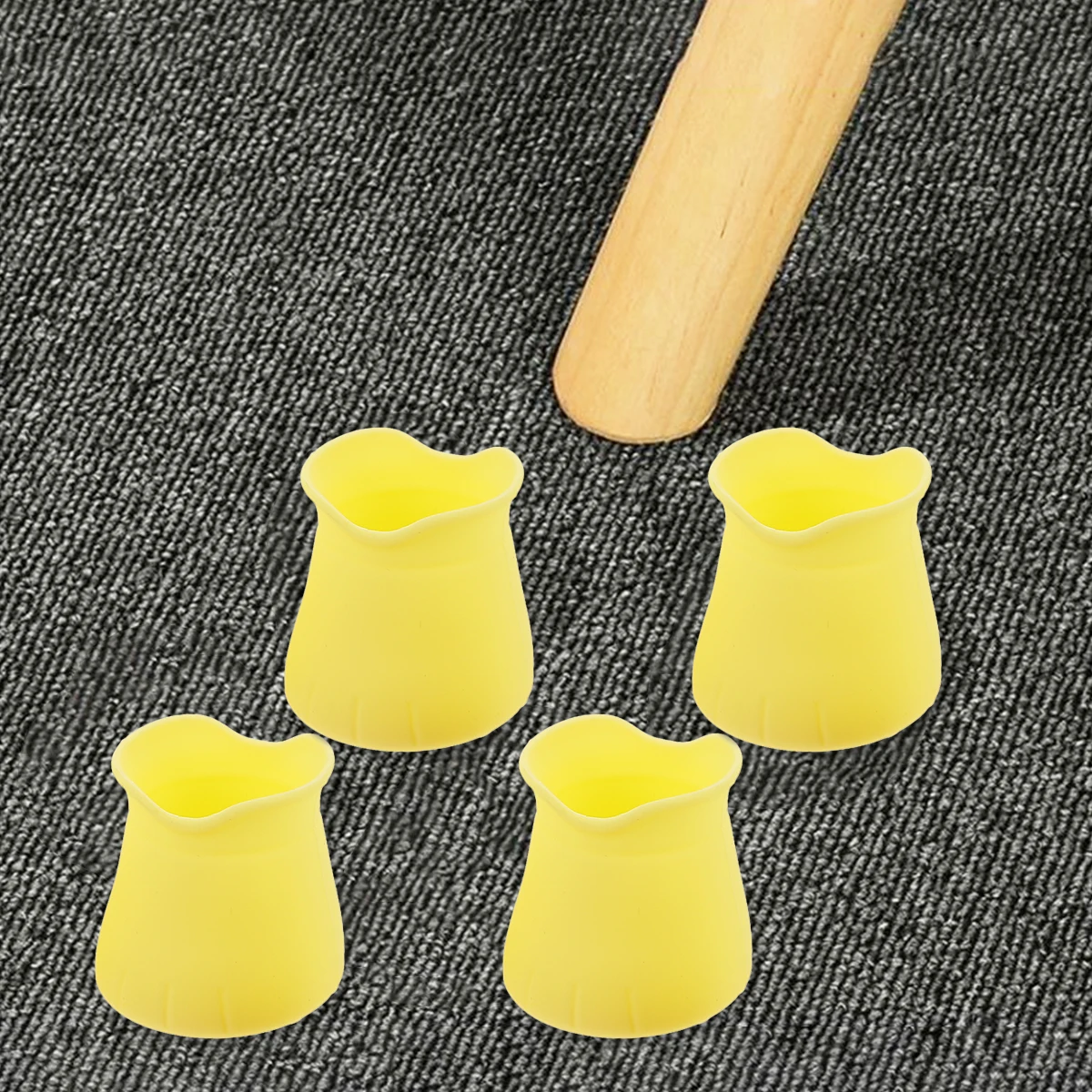 4 pezzi copri piedi per sedia da tavolo da pranzo per bambini piedini in gel di silicone maniche set di gambe tappetini protettivi per scrivania per gambe di mobili per la casa