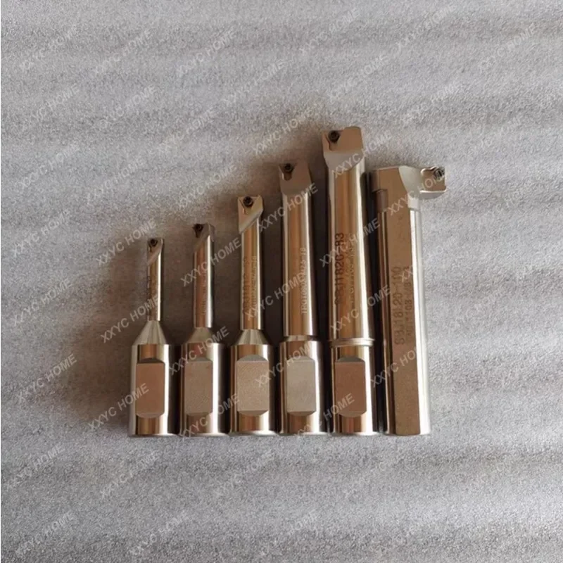 

6pc SBJ18 boring bar, use with F1-18 boring head, boring hole range: 8-25mm, can fit with replaceable inserts