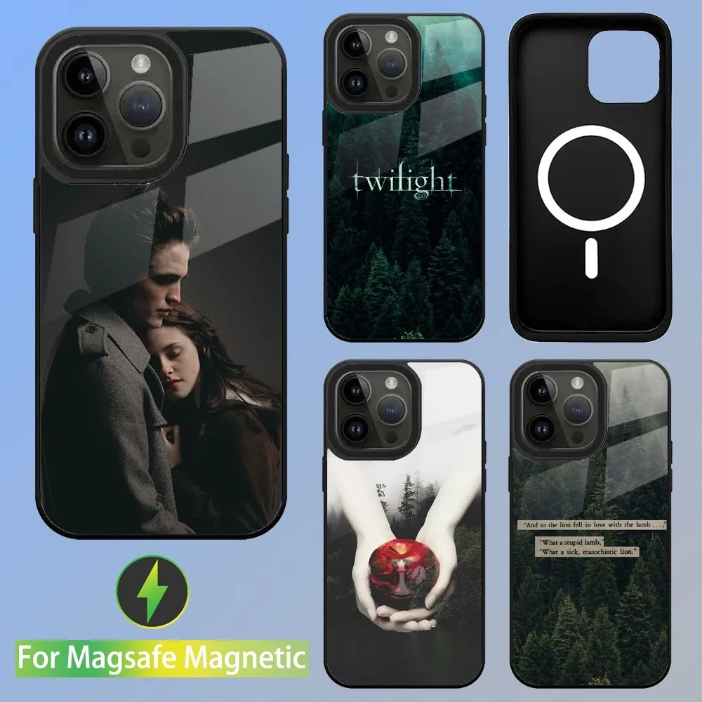 T-Twilight Phone Case For iPhone 15,14,13,12,11,Plus,Pro,Max Mini Magsafe Magnetic Wireless Charging