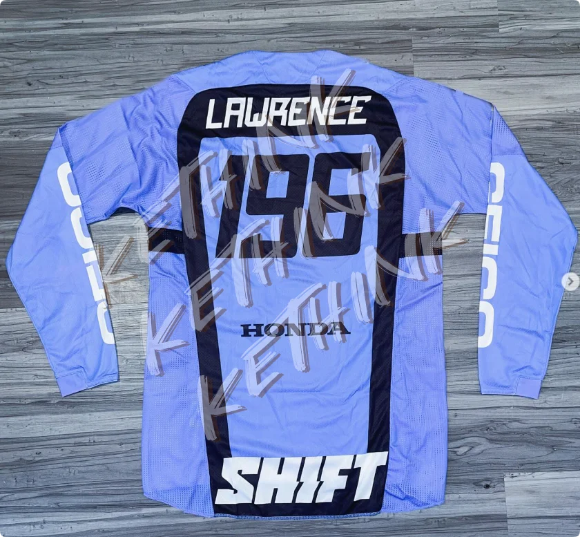 

Quick Dry Honda Motorcycle Jersey, Long Sleeve Breathable Riding Shirt Y2K Dirt Bike and Mountain Racing, Comfortable Daily Gear