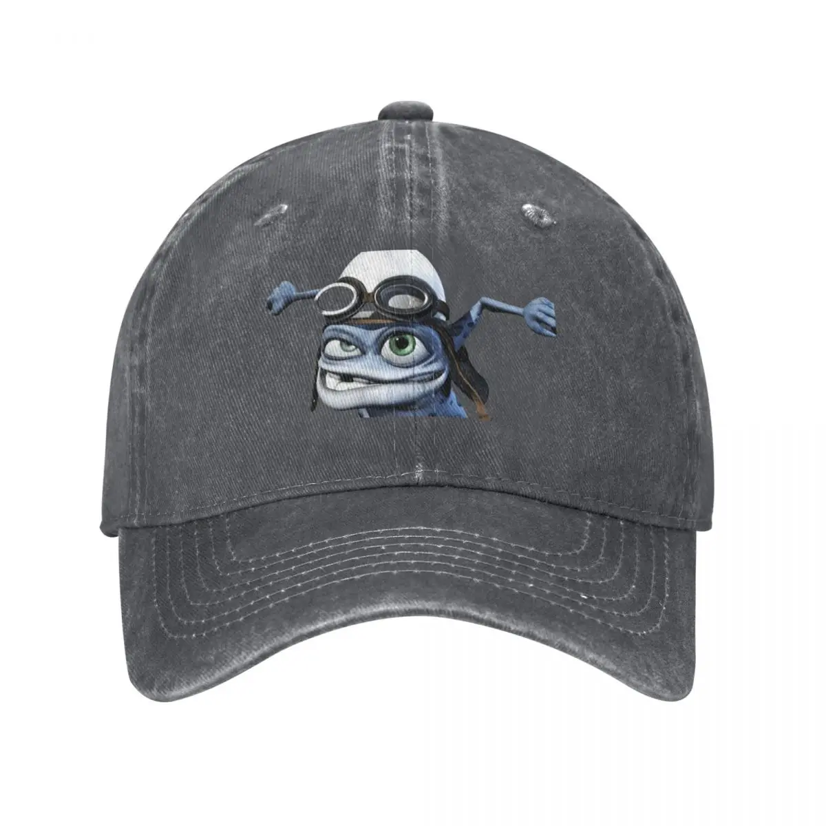 

crazy frog Baseball Cap Big Size Hat Vintage Men's Baseball Women's