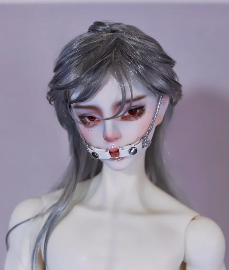 Akcesoria dla lalek BJD pasują do lalek w rozmiarze 1/4 i 1/3, zabawki erotyczne Uncle sizecos, kneble do ust, maski na oczy, klipsy do sutków, dzwoneczki, skórzane nitki.