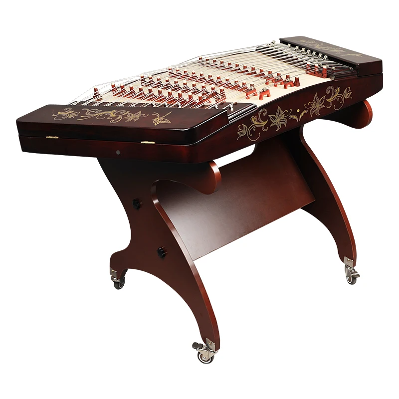 Dulcimer Beginner Introduction Color Wood Material Teaching Series Burgundy Yangqin Beginner 402 Dulcimer Musical Instrument