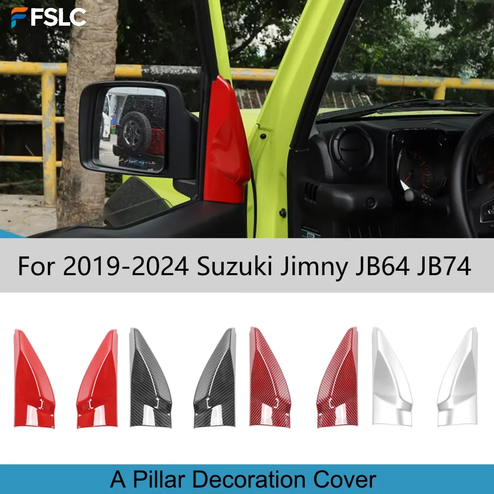 

Car Front Window A-Pillar Triangle Decoration Trim for Suzuki Jimny JB64 JB74 2019 2020 2021 2022 2023 2024 Interior Accessories