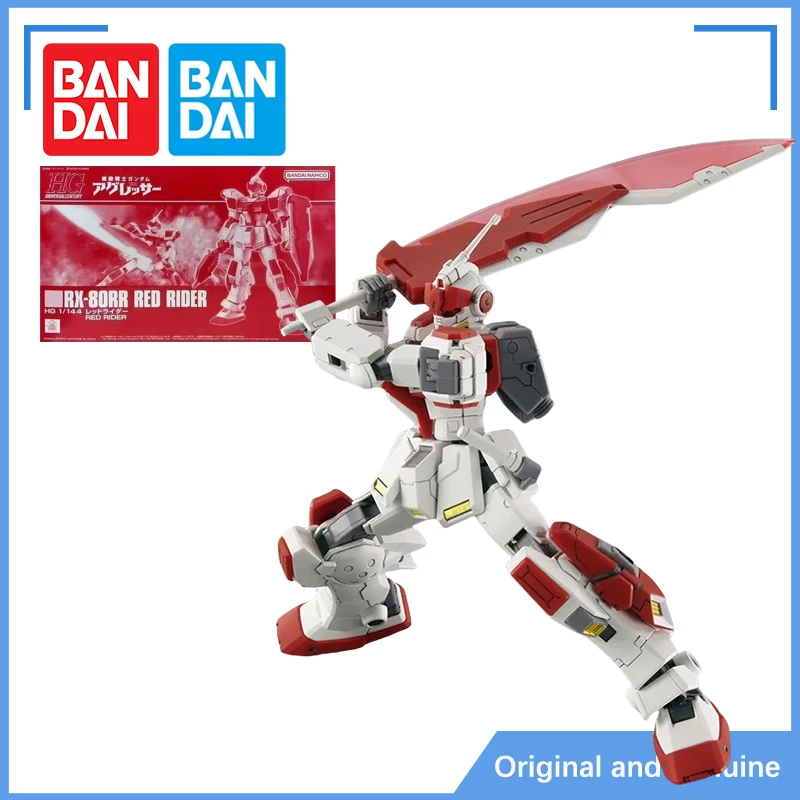 Premium banda hguc 1/144 RX-80RR red rider gundam figura de ação móvel terno montagem modelo kit brinquedos presentes para crianças