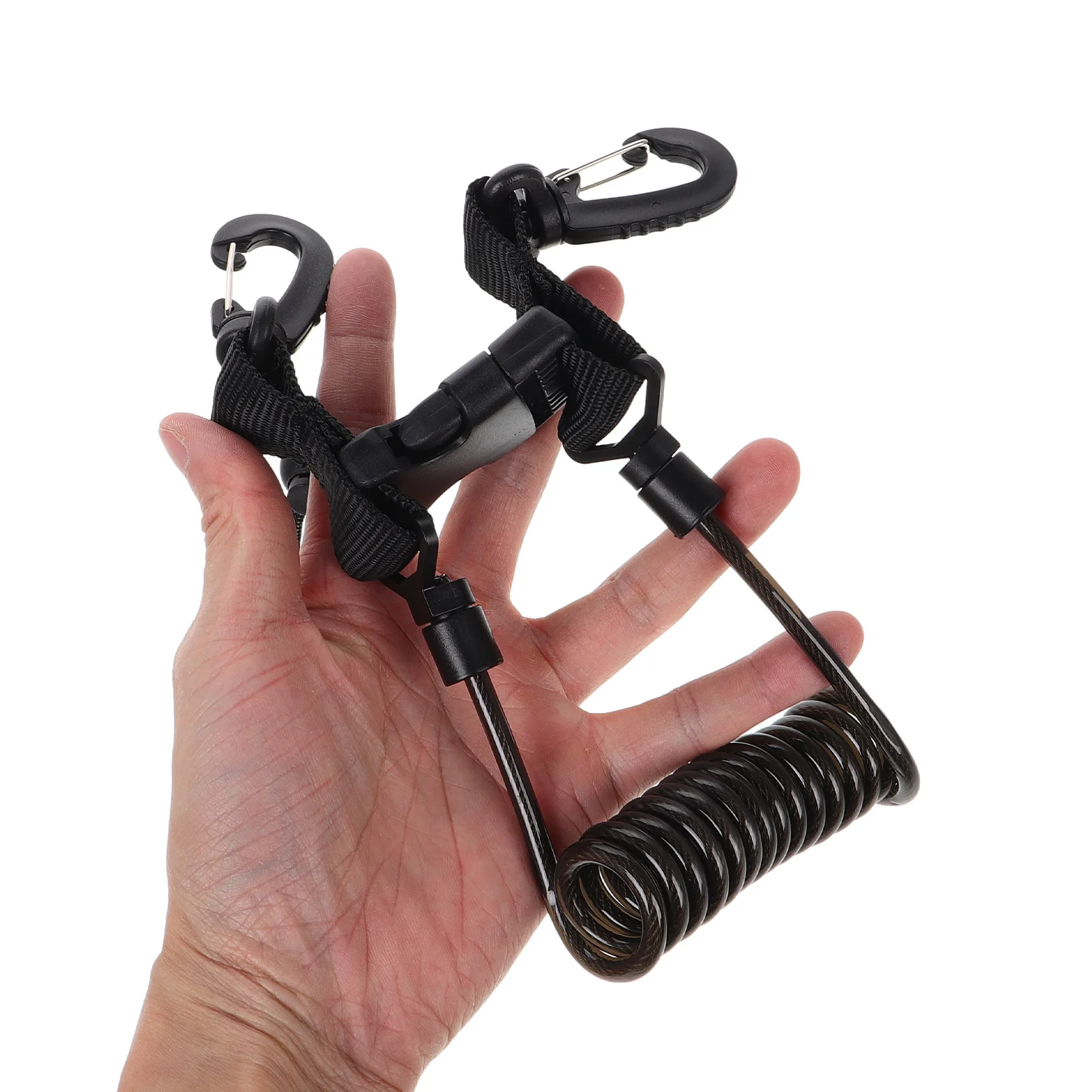 Scuba Diving Camera Lanyard Retractable Long-Lasting Rebound Performance Single-Handed Operation for Underwater Exploration Dive