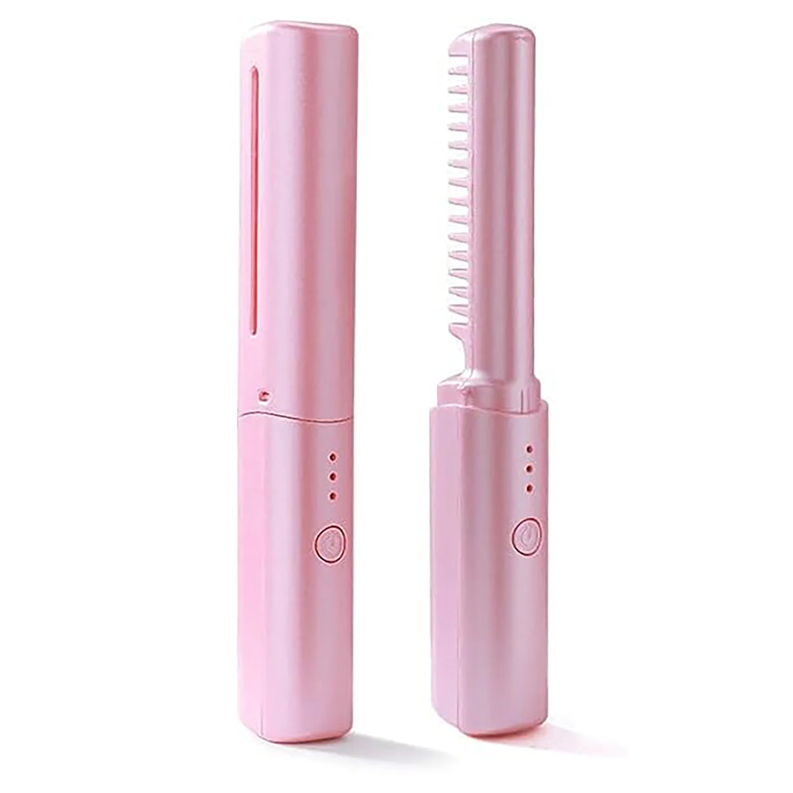 

Mini Cordless Hair Straightener Non-slip Ergonomic Handle Design Comb for Women Smooth and Silky Hair