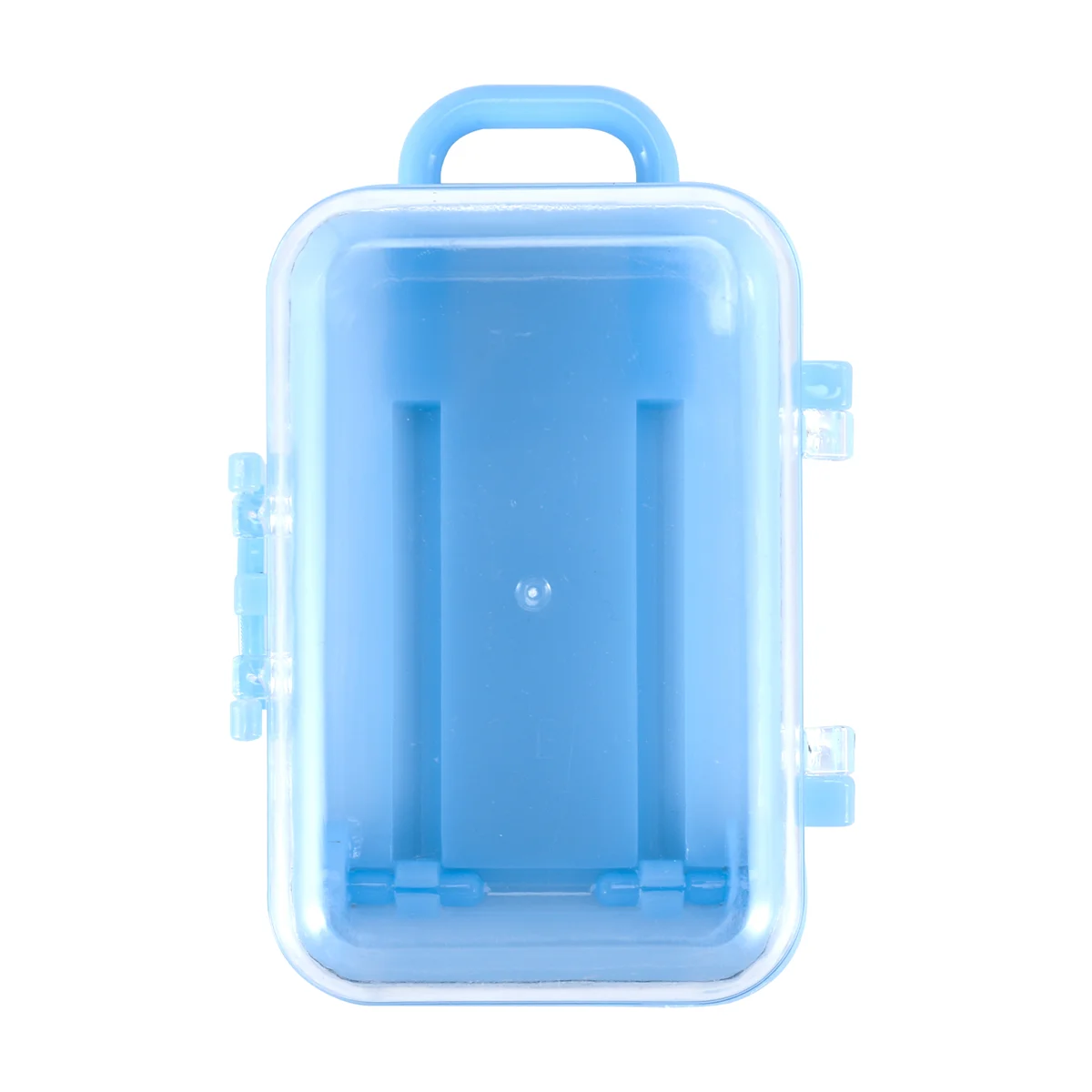 ABNP Blue mini roller travel suitcase candy box personality wedding candy box luggage trolley case candy toy small storage box