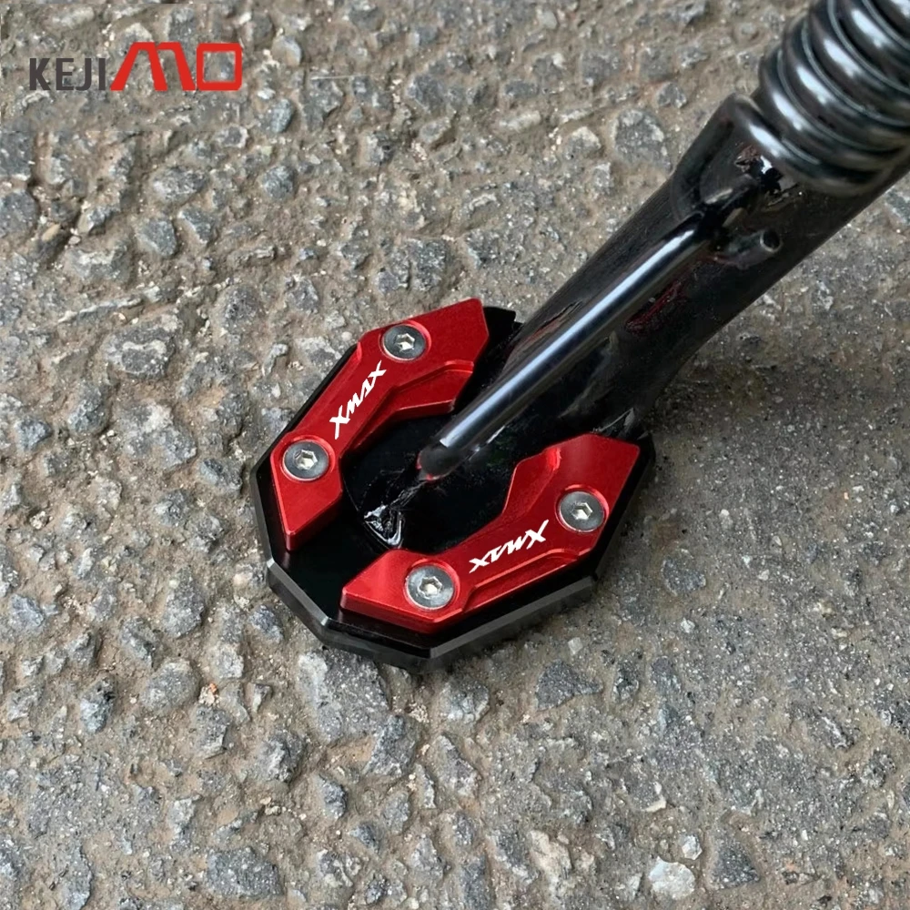

For YAMAHA XMAX300 XMAX 125 250 300 400 2017-2025 2026 Motorcycle Accessories Kickstand Side Stand Enlarger Extension Plate Pad