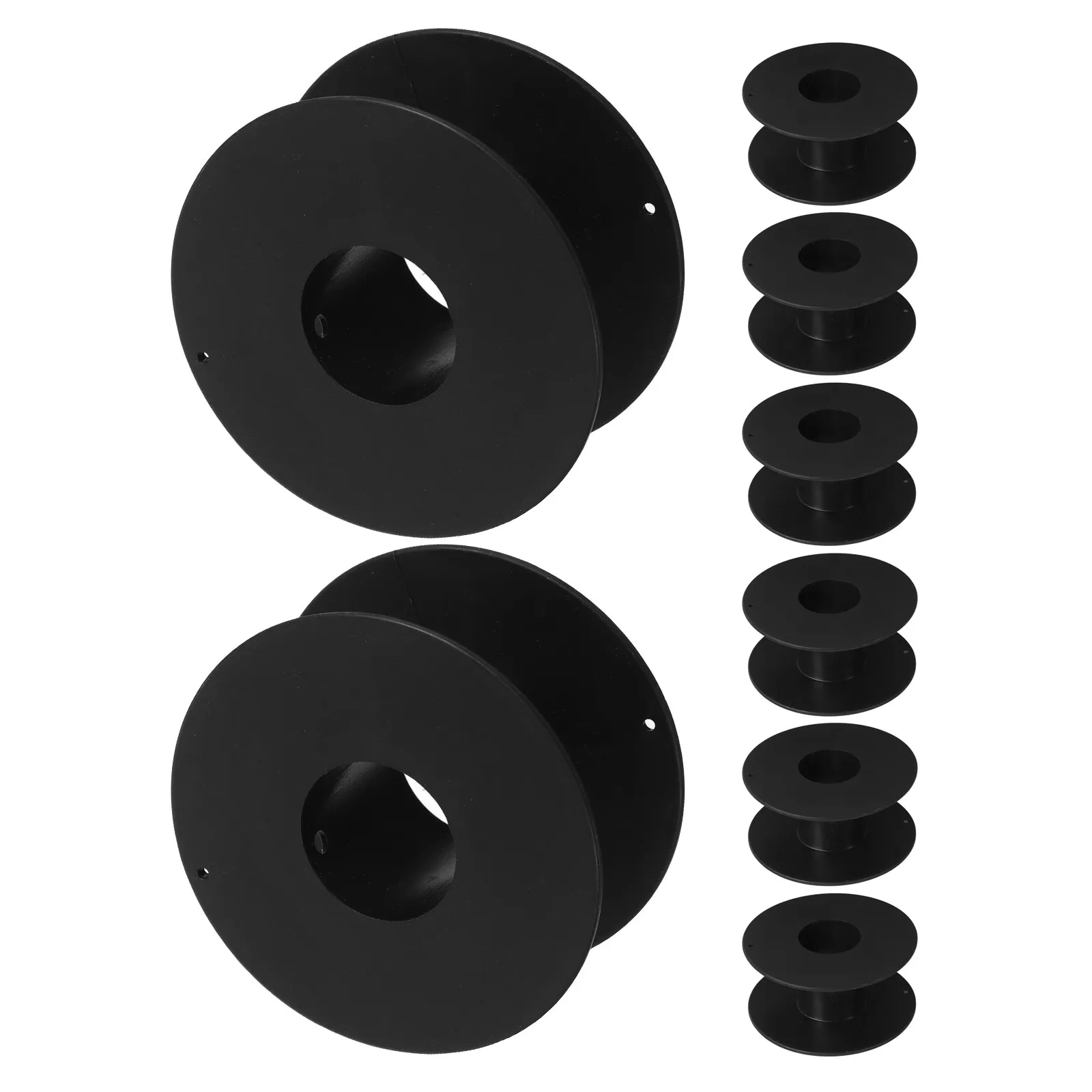 8Pcs Plastic Spool for Cord Storage Reel Extension Cord Reel Generator Power Cable Management Workshop DIY Camping Electric Wire