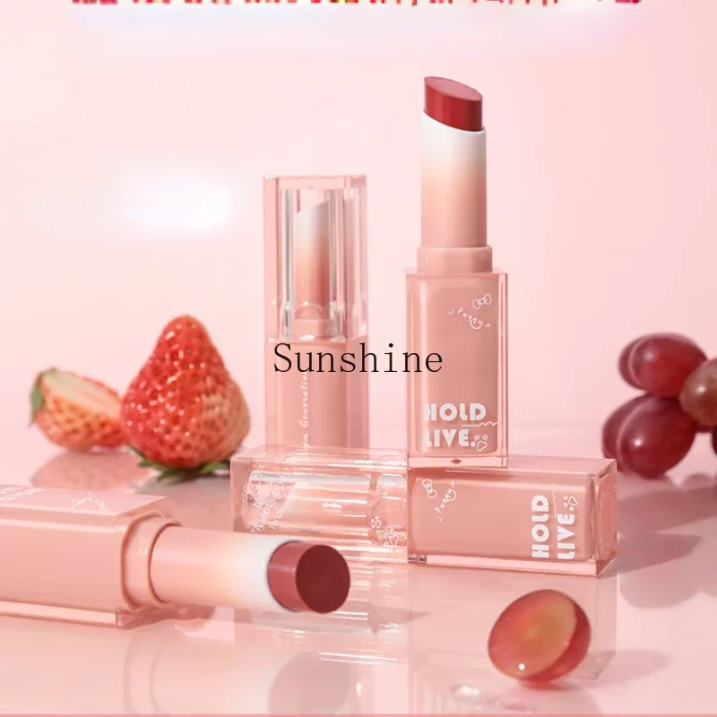 Red Transparent Moisturizing Mirror Lip Glaze Solid Whitening Moisturizing