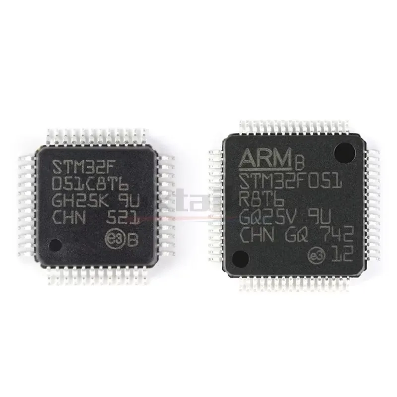 STM32F051C8T6 LQFP-48 STM32F051R8T6 LQFP-64 STM32F051 R8T6 STM32F 051C8T6 ARM Cortex-M0 32 bit Microcontrollore MCU Chip IC SMD