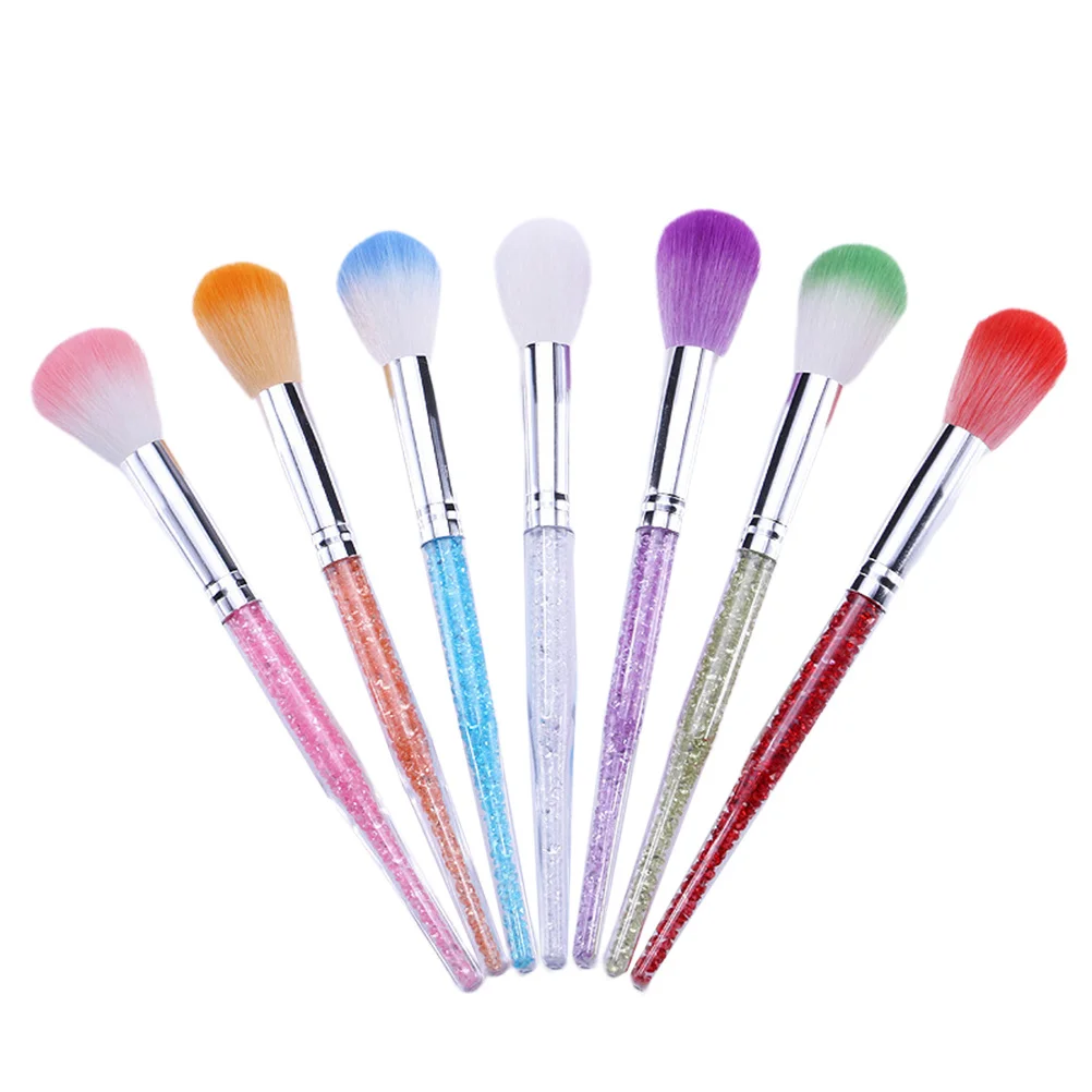 1Pack Professionelles Make-up-Pinsel-Set, tragbarer Staub-Puderpinsel, pilzförmig, langlebiger Kunststoffgriff, bequemer Griff für den Alltag