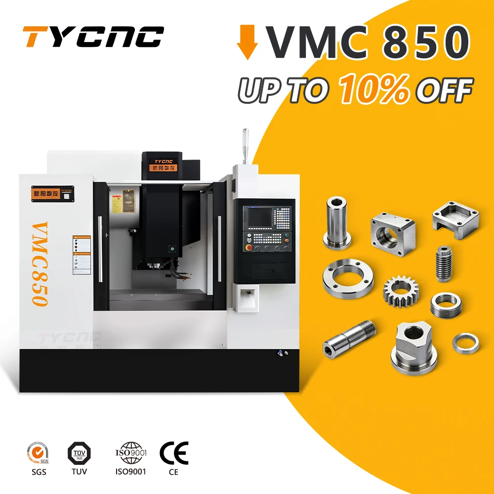 VMC850 Vmc Cnc Metal Milling Machine 24-Tool Magazine Vertical Cnc Milling Machining Center