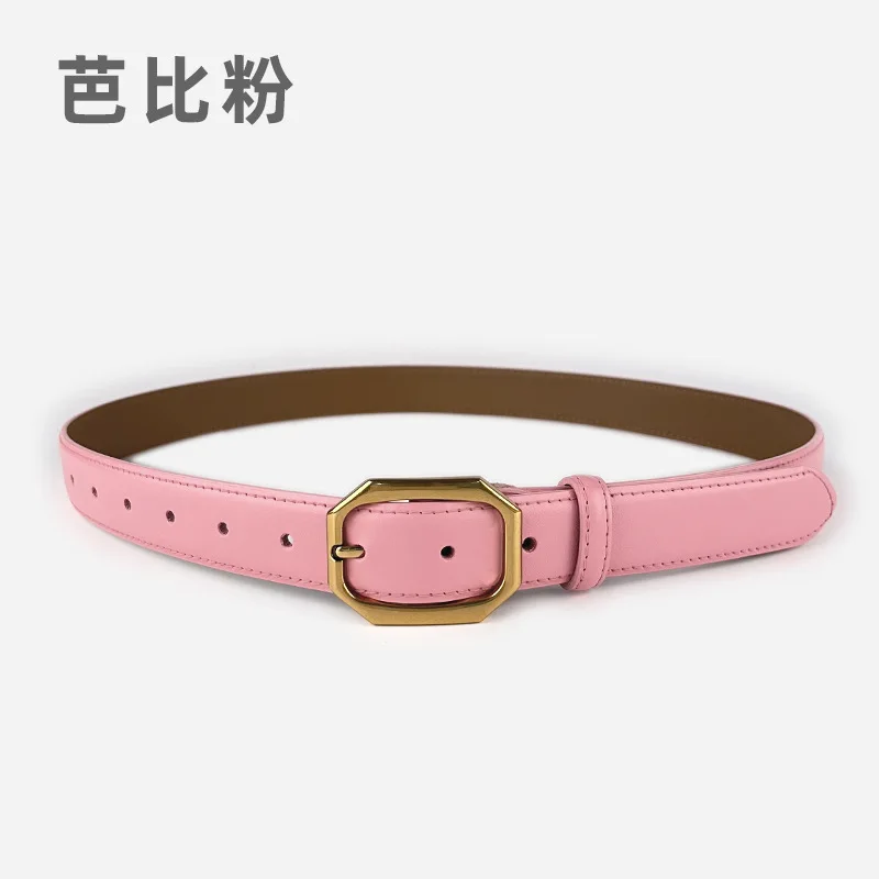 Genuine leather women's belt cowhide with jeans casual pants skirt women's belt