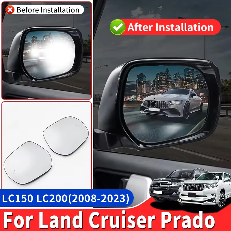 For Toyota Land Cruiser 200 Prado 150 2010-2023 Electronic Anti-Glare Rearview Mirror LC150 LC200 Interior Accessories upgraded